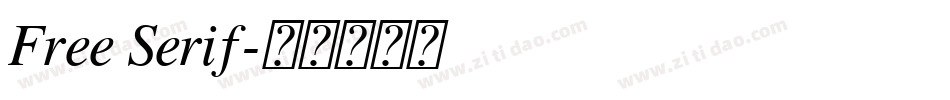Free Serif字体转换